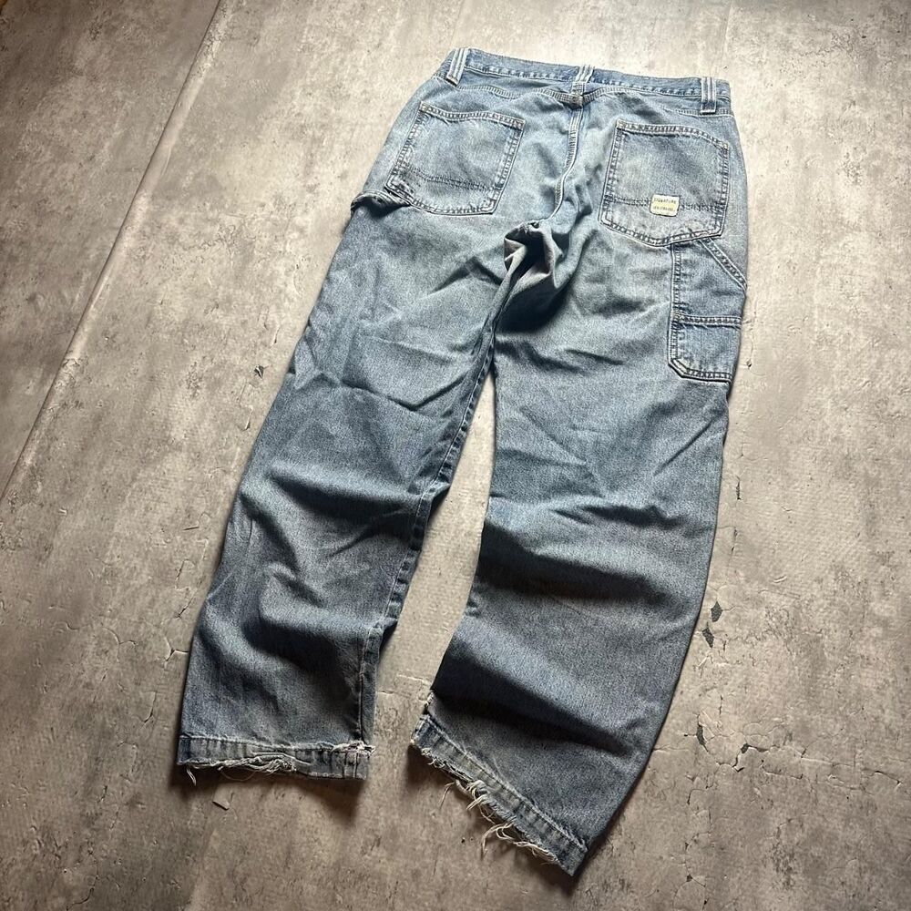 Levi-s Men's Blue and Navy Jeans